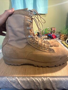 Gore-Tex Belleville Men's Lace-Up Suede Tactical Boots in Tan Sz 11.5